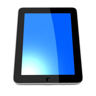 3D siyah tablet pc