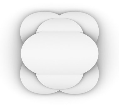 Kağıt. 3D geometrik tasarım