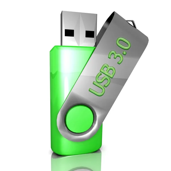 3D μοντέλο usb λάμψη οδηγώ — Φωτογραφία Αρχείου