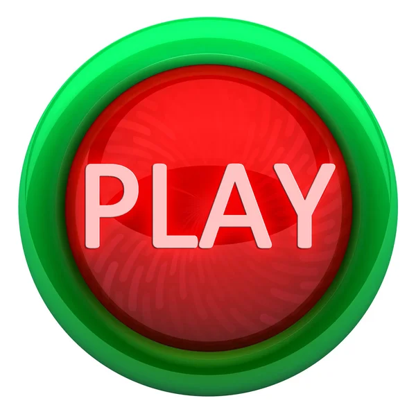 PLAY icon — Stock Photo, Image