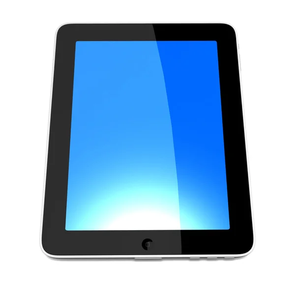 3D siyah tablet pc — Stok fotoğraf