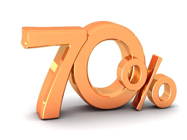 70 percent discount symbol — Stock Photo, Image