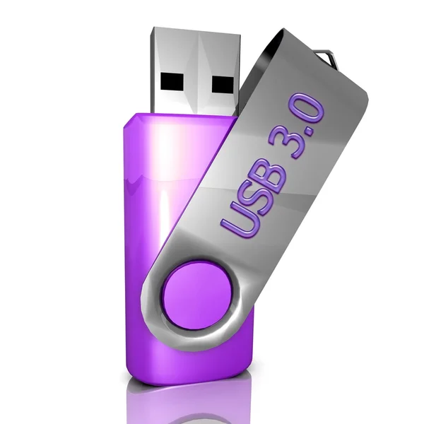 3D modelo USB Flash Drive — Foto de Stock
