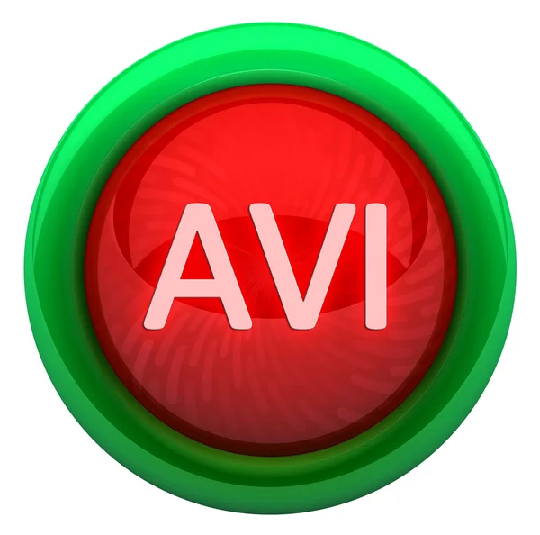 AVI icon — Stock Photo, Image