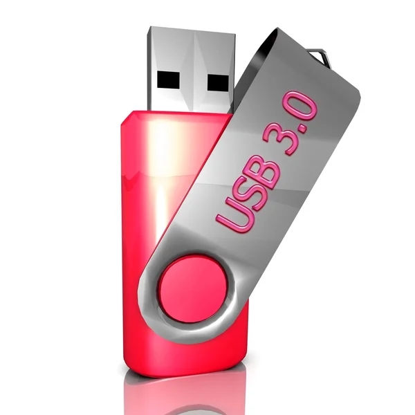 3D modell usb blixt driva — Stockfoto