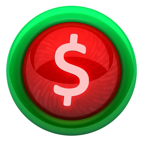 Icon dollar — Stock Photo, Image