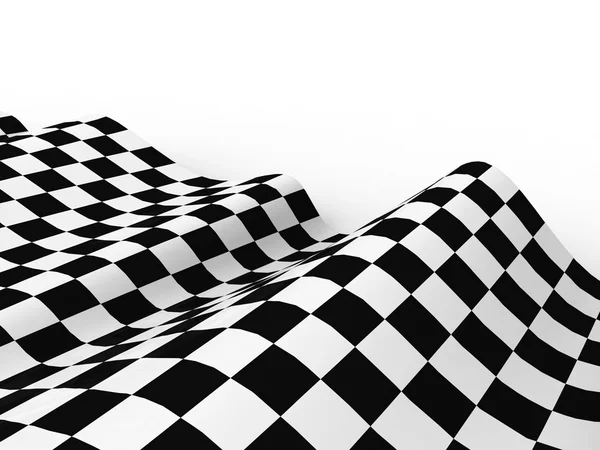 Гоночные флаги. Шахматный флаг Формулы-1 — стоковое фото
