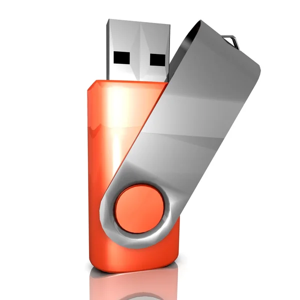 Modello 3D USB Flash Drive — Foto Stock