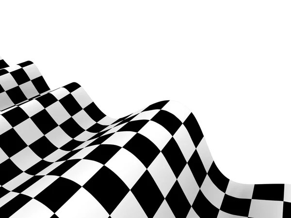 Гоночные флаги. Шахматный флаг Формулы-1 — стоковое фото