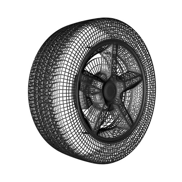 3D wheel modell — Stock Fotó