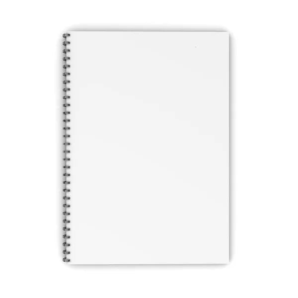 Cuaderno espiral en blanco —  Fotos de Stock