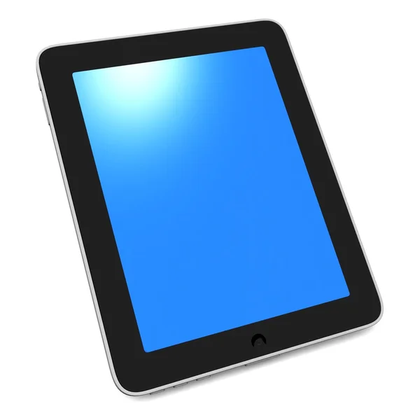 3D siyah tablet pc — Stok fotoğraf