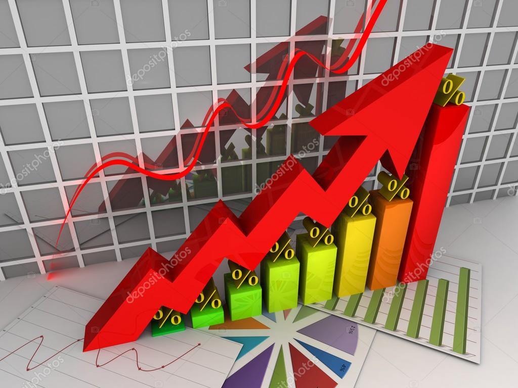 Color graph going up Stock Photo by ©Best3d 51180687