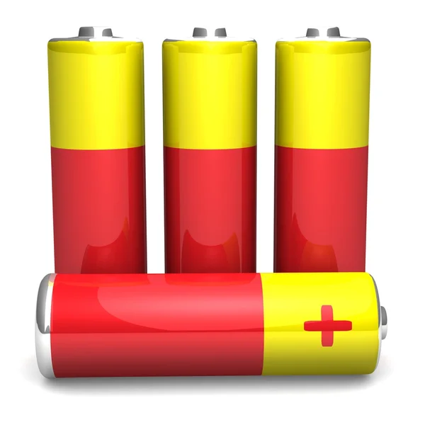 Batterier aa — Stockfoto