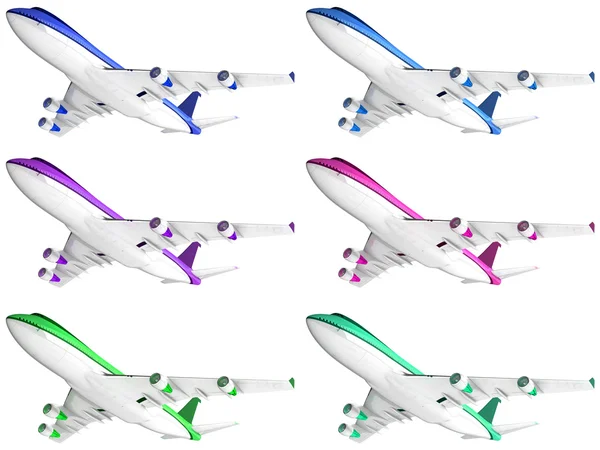 Passenger airplanes — Stock Photo, Image