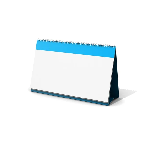 Desk Blank Calendar — Stock Photo, Image