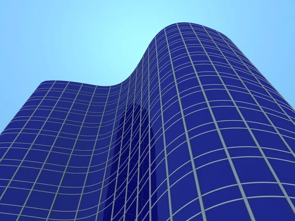 Moderna skyskrapor av glas — Stockfoto