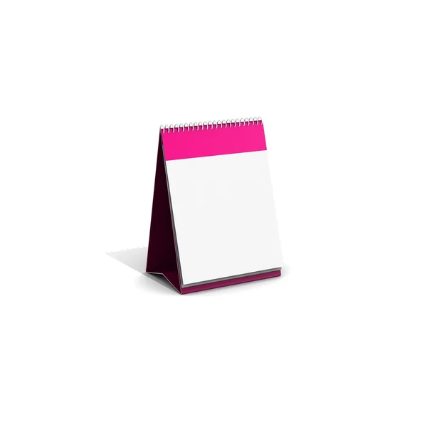 Desk Blank Calendar — Stock Photo, Image