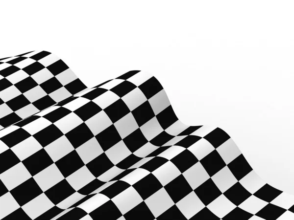 Wyścigi flagi. checkered tło wzór flagi, jeden — Zdjęcie stockowe
