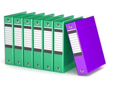 Office klasörler kağıtlar için.