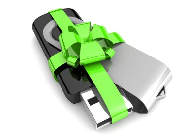 3d 모델 usb 플래시 드라이브.