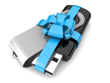 3d 모델 usb 플래시 드라이브.