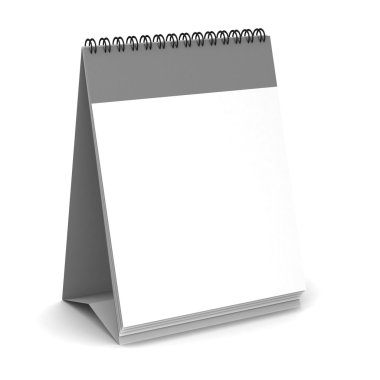 masa takvimi boş. illüstrasyon