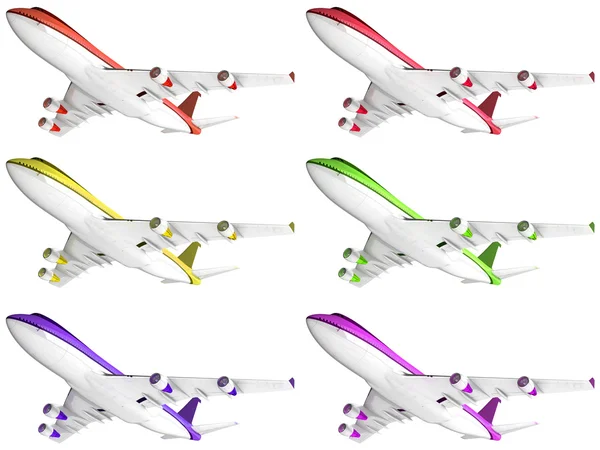 Passenger airplanes — Stock Photo, Image