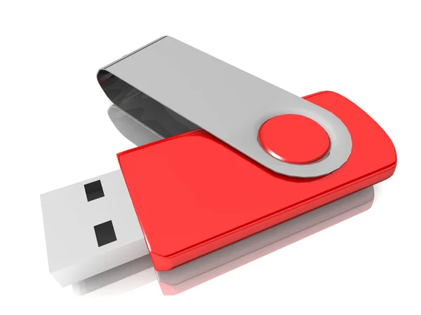 3D модель USB Flash Drive — стоковое фото