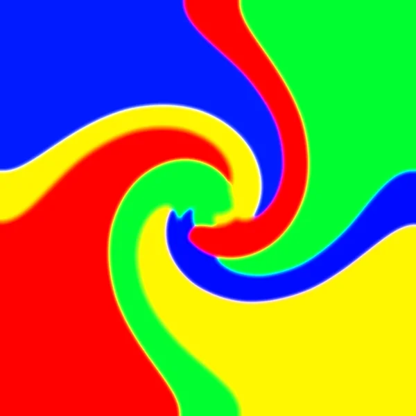 Color twist of the center — Stock Photo, Image