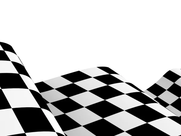 Bandiere da corsa. Bandiera a quadretti di sfondo Formula 1 — Foto Stock