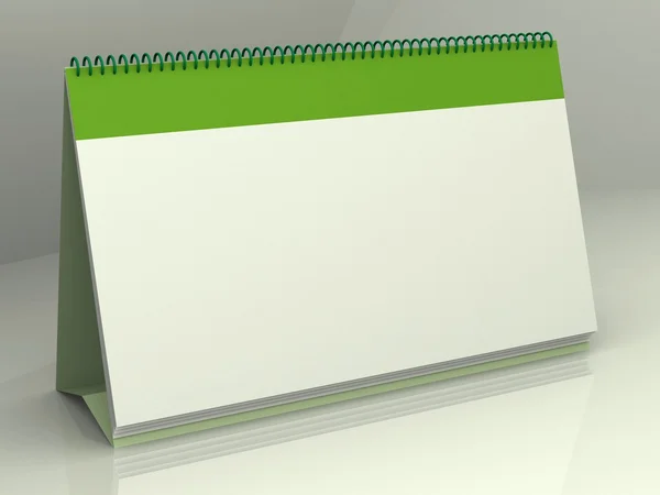 3d Blank calendar — Stock Photo, Image