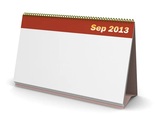 Skrivbord Tom kalender. — Stockfoto