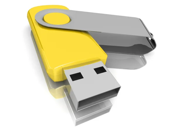 3D modelo USB Flash Drive — Foto de Stock