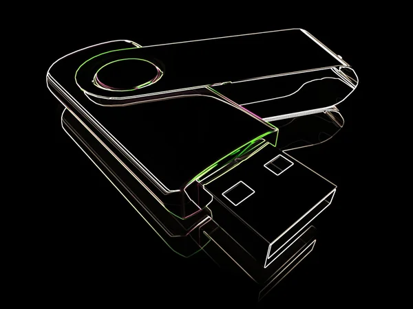 USB Flash Drive model Stock Photo by ©Best3d 51224433