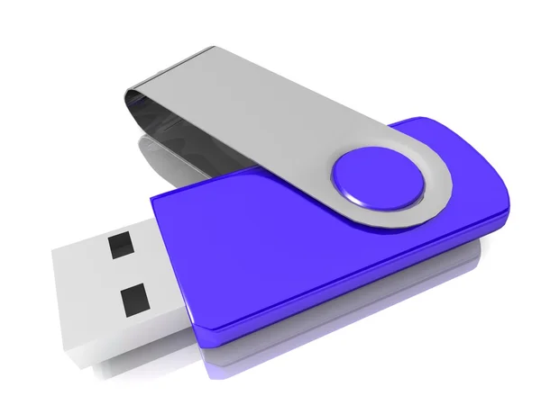 Modello 3D USB Flash Drive — Foto Stock