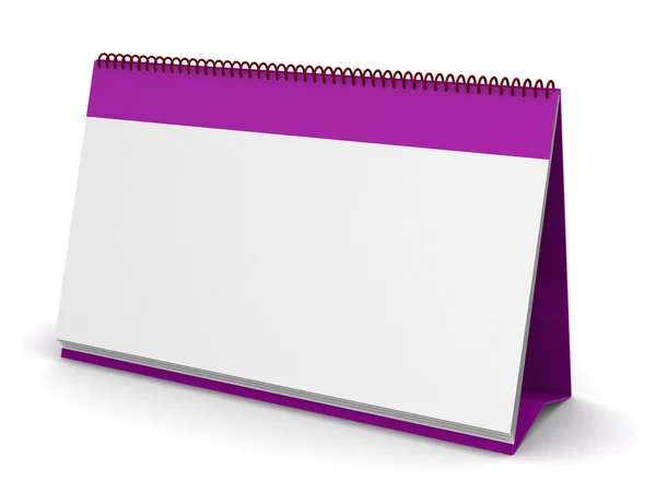 Desk Blank Calendar.  Office and work design concept. — Stock Photo, Image