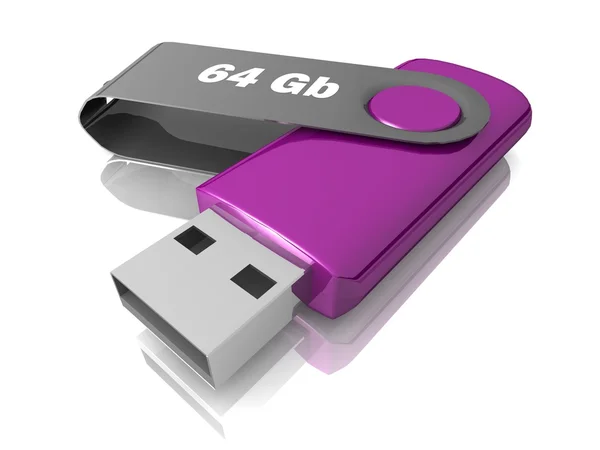 3D modelu usb flash disk — Stock fotografie