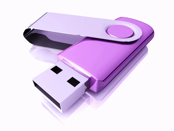 3D модель USB Flash Drive — стоковое фото