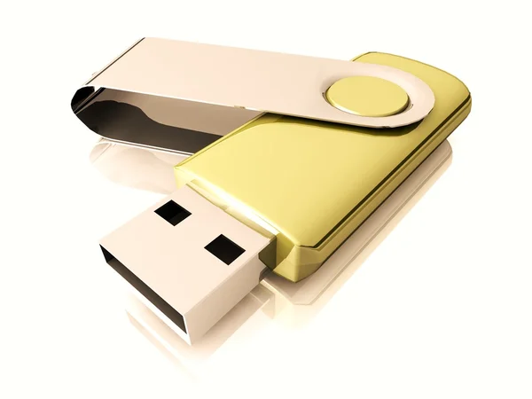 3D модель USB Flash Drive — стоковое фото