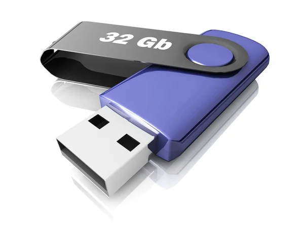 3D модель USB Flash Drive — стоковое фото