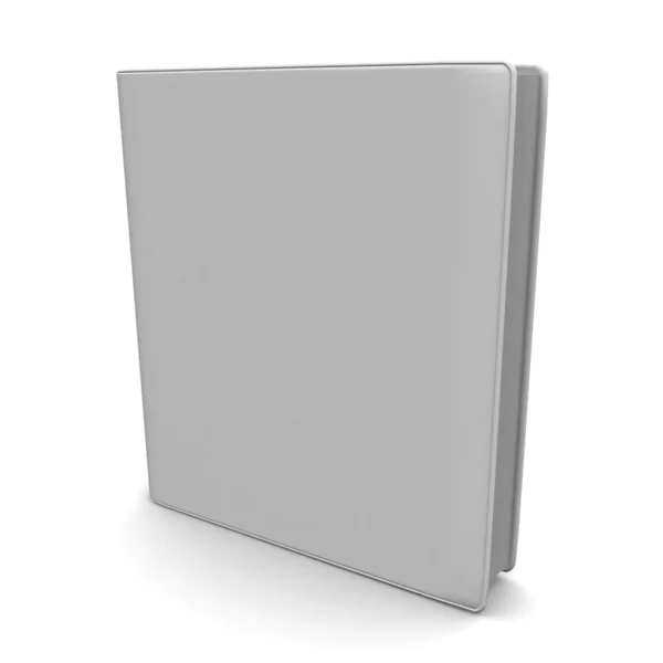 Gray book isolated on white — Stock Photo, Image