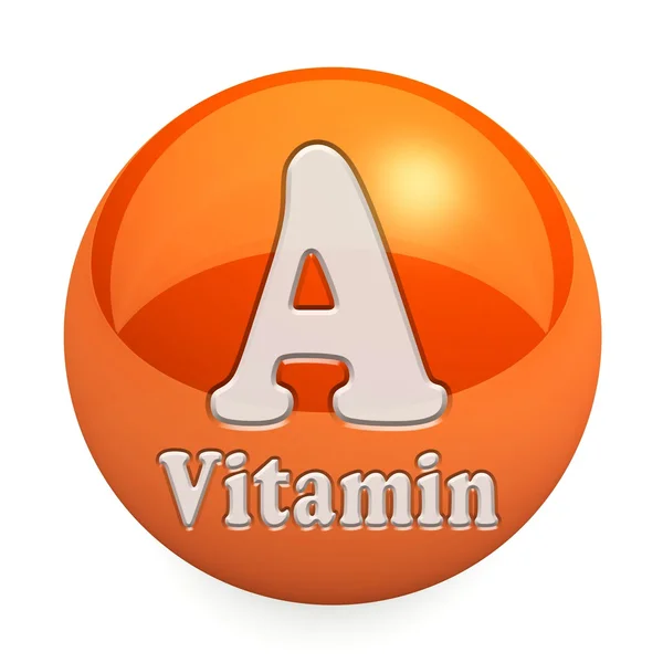 Vitamina A Isolata — Foto Stock