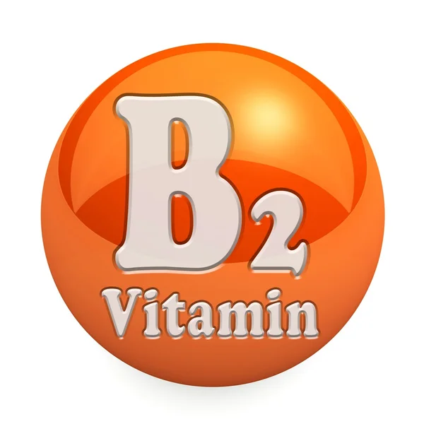 Vitamine B2 Isolé — Photo