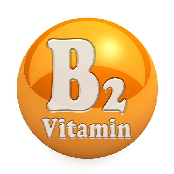 Vitamina B2 aislada —  Fotos de Stock