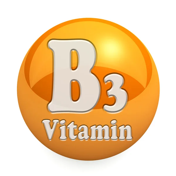 Vitamin b3 isoliert — Stockfoto