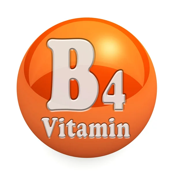 Vitamina B4 aislada — Foto de Stock