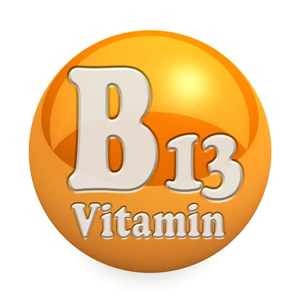 Vitamín B13 izolované — Stock fotografie