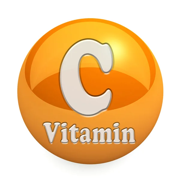 Vitamin C Isolated — Stock Photo, Image