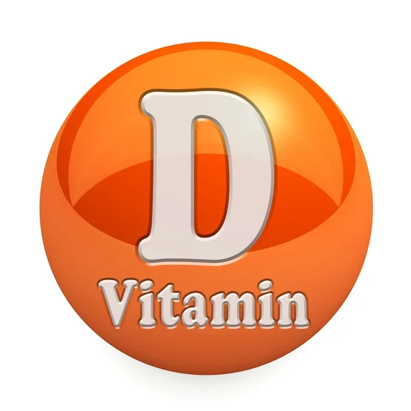 Vitamin d isoliert — Stockfoto